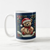 Snow Christmas Bear コーヒーマグカップ (左)