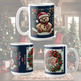 Snow Christmas Bear コーヒーマグカップ