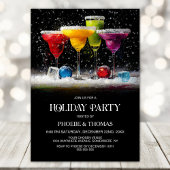 Snow Cocktails Holiday Party 招待状
