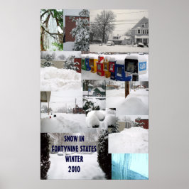 SNOW COLLAGE WINTER 2010ポスター ポスター