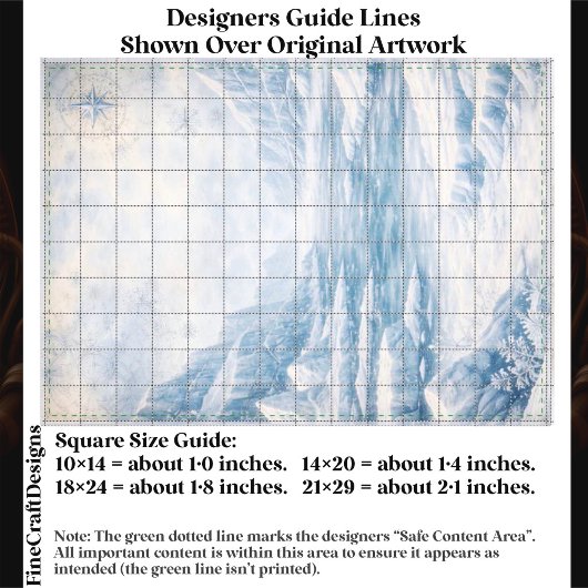 Snow Covered Arctic Landscape FG4 Decoupage 薄葉紙