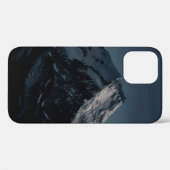 SNOW COVERED MOUNTAIN DURING NIGHTTIME Case-Mate iPhoneケース (裏面 (横))