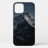 SNOW COVERED MOUNTAIN DURING NIGHTTIME Case-Mate iPhoneケース (裏面)
