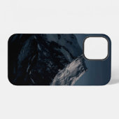 SNOW COVERED MOUNTAIN DURING NIGHTTIME iPhoneケース (裏面横)