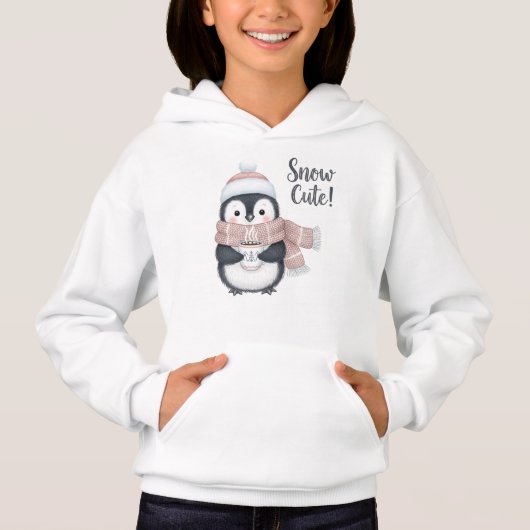 "Snow Cute!" 冬のペンギンとココアマグ (正面)