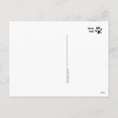 SNOW DAY CHOWホリデー葉書 シーズンポストカード (裏面)