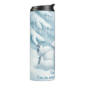 Snow Day Slumber タンブラー (回転左)