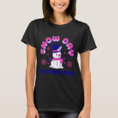 Snow Day Suprter, Funny Teacher Snowman Christmas  Tシャツ (正面)