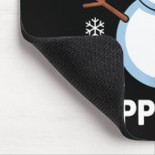 Snow Day Suprter Snow Snowflake Snowman Winter Tea マウスパッド (コーナー)