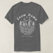Snow Dome Mountain in British Columbia  Tシャツ (デザイン正面)