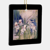 Snow Faeries Making Snow セラミックオーナメント (右)