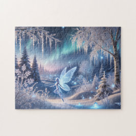 Snow Fairy Icy Winter Wonderland ジグソーパズル