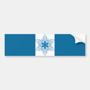 snow_flake バンパーステッカー