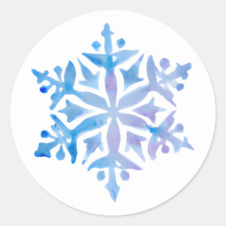 Snow Flake Sticker ラウンドシール