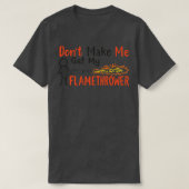 Snow Flamethrower Prop Pyro Flame Fire Gun Flame T Tシャツ (デザイン正面)