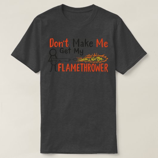 Snow Flamethrower Prop Pyro Flame Fire Gun Flame T Tシャツ (デザイン正面)