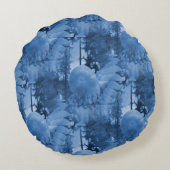 Snow flowers..... ラウンドクッション (裏面)