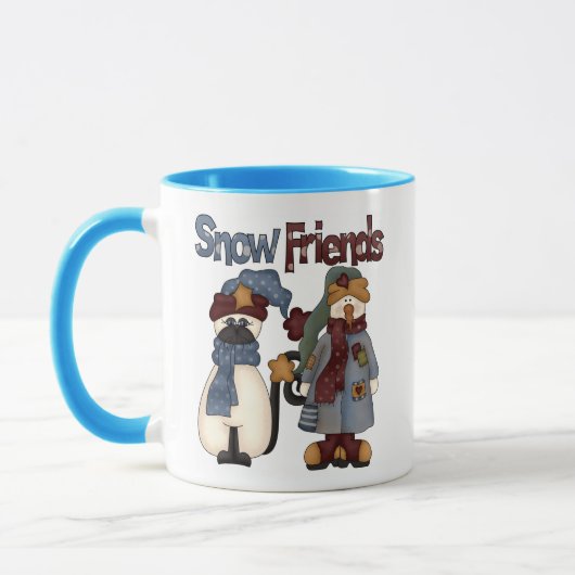 Snow Friends Tシャツとギフト マグカップ (左)