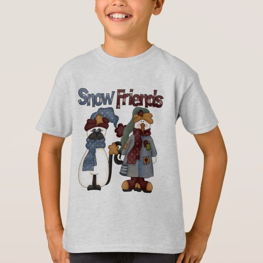 Snow Friends Tシャツとギフト Tシャツ (正面)