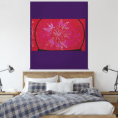 Snow Globe Beauty キャンバスプリント (インサイチュ (寝室))