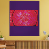 Snow Globe Beauty キャンバスプリント (インサイチュ (リビング))