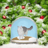 Snow Globe - Cat Looking Up (クリスマス)