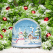 Snow globe happy holidays personalize (クリスマス)