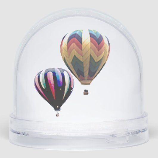 Snow Globe - Hot Air Balloons (裏面)