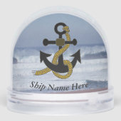 Snow Globe - Nautical Scene with Text (裏面)