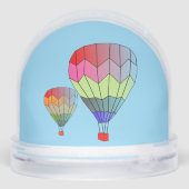 Snow Globe - Striped Hot Air Balloons (裏面)