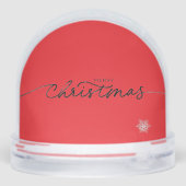 Snow Globe Vintage Santa Merry Christmas (裏面)