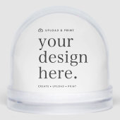 Snow Globe Your Design Upload (正面)