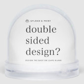 Snow Globe Your Design Upload (裏面)