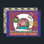 Snow Hut(Japanese 'Kamakura') シーズンポストカード<br><div class="desc">I live in an area where it snows a lot. On Christmas night, we have a party in a snow igloo. It's very warm and comfortable inside the snow igloo. We decorate a Christmas tree and a Christmas wreath, prepare warm milk and delicious cake, and eat a specially delicious chicken...</div>