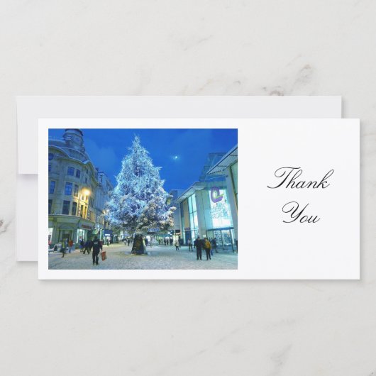 Snow in Cardiff – ありがとう サンキューカード (正面)