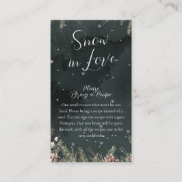 Snow In Love エンクロージャーカード