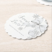 Snow in Love ペーパーコースター (アングル)