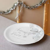 Snow in Love ペーパープレート