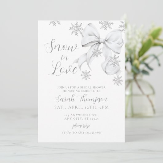 Snow in Love 招待状 (スタンド正面)