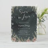 Snow In Love Bridal Shower 招待状 (スタンド正面)