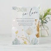 Snow in Love Christmas Wedding- Winter Wonderland 招待状 (スタンド正面)