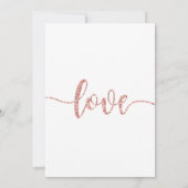 Snow in Love Wedding Invitation, Winter Wedding 招待状 (裏面)