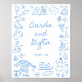 Snow in Love Whimsical Cards and Gifts ポスター (正面)