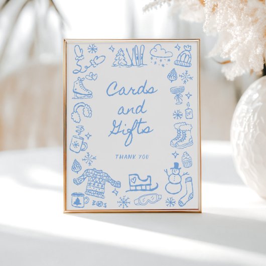 Snow in Love Whimsical Cards and Gifts ポスター