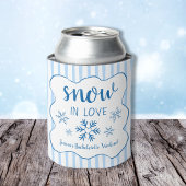 Snow In Love Winter Bachelorette Party 缶クーラー