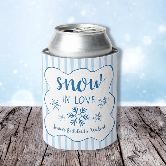 Snow In Love Winter Bachelorette Party 缶クーラー