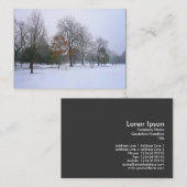 Snow in the Park、ミニフォト 名刺 (正面/裏面)