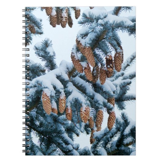 Snow in the Pines Notebook ノートブック (正面)