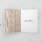 Snow in Window Christmas カード (内部)