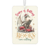 Snow Is Falling, Books Are Calling  カーエアーフレッシュナー (裏面)